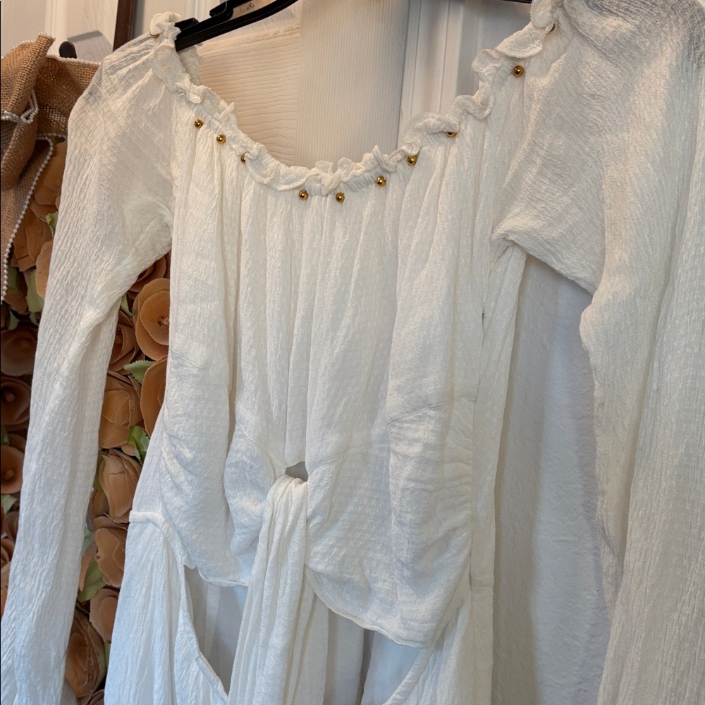 Lovers + Friends Sunrise White Off Shoulder Dress - Picture 2 of 5